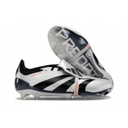 Adidas Predator Foldover Tongue Elite FG Argento Nero