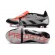 Adidas Predator Foldover Tongue Elite FG Nero Argento Rosso