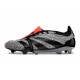 Adidas Predator Foldover Tongue Elite FG Nero Grigio Rosso