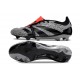 Adidas Predator Foldover Tongue Elite FG Nero Grigio Rosso