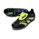 Adidas Predator Foldover Tongue Elite FG Nero Verde