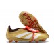 Adidas Predator Foldover Tongue Elite FG Oro Met Bianco Rosso