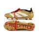 Adidas Predator Foldover Tongue Elite FG Oro Met Bianco Rosso