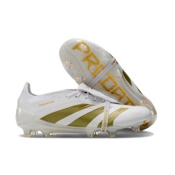 Adidas Predator Foldover Tongue Elite FG Fwr Bianco Oro Met