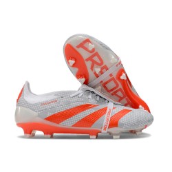 Adidas Predator Foldover Tongue Elite FG Grigio Rosso