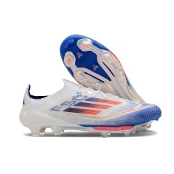 adidas F50+ Elite FG Scarpa Bianco Blu Lucido Rosso Solare