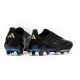 adidas F50+ Elite FG Scarpa Nero Core Ferro Metallizzato Oro Met