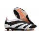 adidas Predator 24 Elite Laceless FG Nero Bianco Arancione