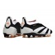 adidas Predator 24 Elite Laceless FG Nero Bianco Arancione