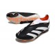 adidas Predator 24 Elite Laceless FG Nero Bianco Arancione