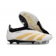 adidas Predator 24 Elite Laceless FG Bianco Oro