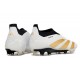 adidas Predator 24 Elite Laceless FG Bianco Oro