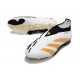 adidas Predator 24 Elite Laceless FG Bianco Oro