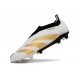 adidas Predator 24 Elite Laceless FG Bianco Oro