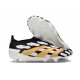 adidas Predator 24 Elite Laceless FG Nero Bianco Oro