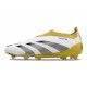 adidas Predator 24 Elite Laceless FG Bianco Oro Nero