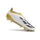 adidas Predator 24 Elite Laceless FG Bianco Oro Nero