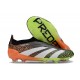 adidas Predator 24 Elite Laceless FG Nero Bianco Arancione Verde