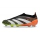 adidas Predator 24 Elite Laceless FG Nero Bianco Arancione Verde