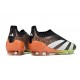 adidas Predator 24 Elite Laceless FG Nero Bianco Arancione Verde