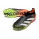 adidas Predator 24 Elite Laceless FG Nero Bianco Arancione Verde