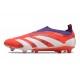 adidas Predator 24 Elite Laceless FG Rosso Bianco