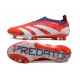 adidas Predator 24 Elite Laceless FG Rosso Bianco