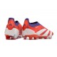 adidas Predator 24 Elite Laceless FG Rosso Bianco