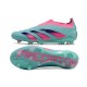 adidas Predator 24 Elite Laceless FG Blu Rosa