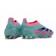 adidas Predator 24 Elite Laceless FG Blu Rosa