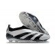 adidas Predator 24 Elite Laceless FG Argento Nero