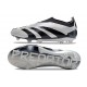 adidas Predator 24 Elite Laceless FG Argento Nero