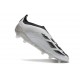 adidas Predator 24 Elite Laceless FG Argento Nero