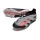 adidas Predator 24 Elite Laceless FG Argento Nero Rosso