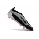 adidas Predator 24 Elite Laceless FG Argento Nero Rosso