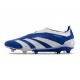 adidas Predator 24 Elite Laceless FG Blu Bianco