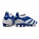 adidas Predator 24 Elite Laceless FG Blu Bianco