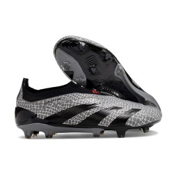 adidas Predator 24 Elite Laceless FG Carbone Nero Core