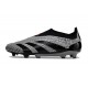 adidas Predator 24 Elite Laceless FG Carbone Nero Core