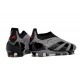 adidas Predator 24 Elite Laceless FG Carbone Nero Core