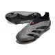 adidas Predator 24 Elite Laceless FG Carbone Nero Core