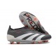 adidas Predator 24 Elite Laceless FG Nero Bianco