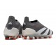 adidas Predator 24 Elite Laceless FG Nero Bianco