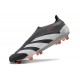 adidas Predator 24 Elite Laceless FG Nero Bianco