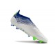 adidas Predator 24 Elite Laceless FG Bianco Blu Verde