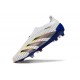 adidas Predator 24 Elite Laceless FG Bianco Grigio Rosso Blu