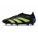 adidas Predator 24 Elite Laceless FG Nero Verde