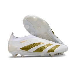 adidas Predator 24 Elite Laceless FG Nero Oro