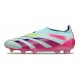 adidas Predator 24 Elite Laceless FG Almost Blu Lucid Rosa Semi Giallo Solare