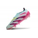 adidas Predator 24 Elite Laceless FG Almost Blu Lucid Rosa Semi Giallo Solare